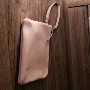 Pale pink steve and Alan wristlet.